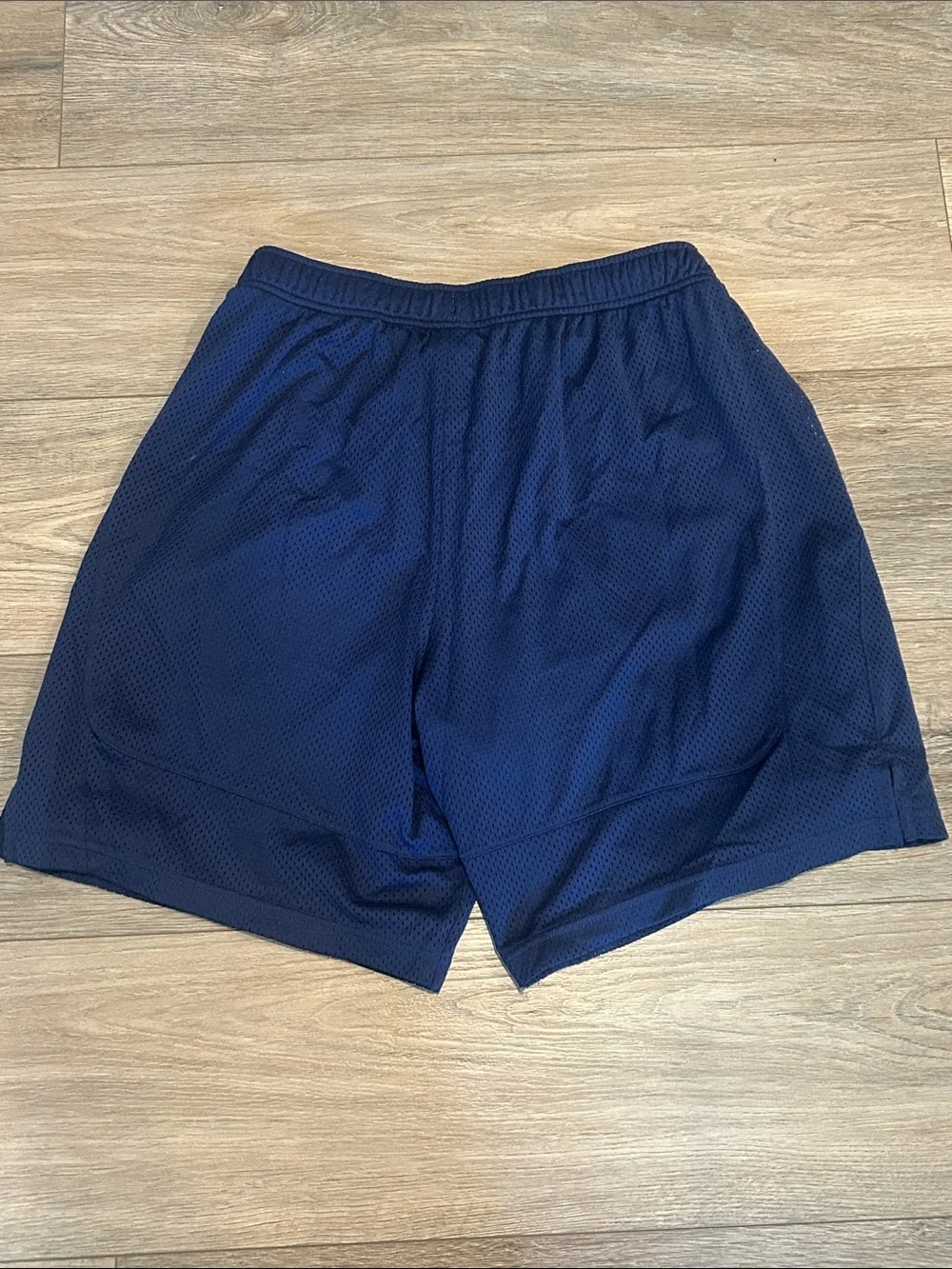 Nike Men's Dark Navy Blue Mesh Athletic Shorts Size Large